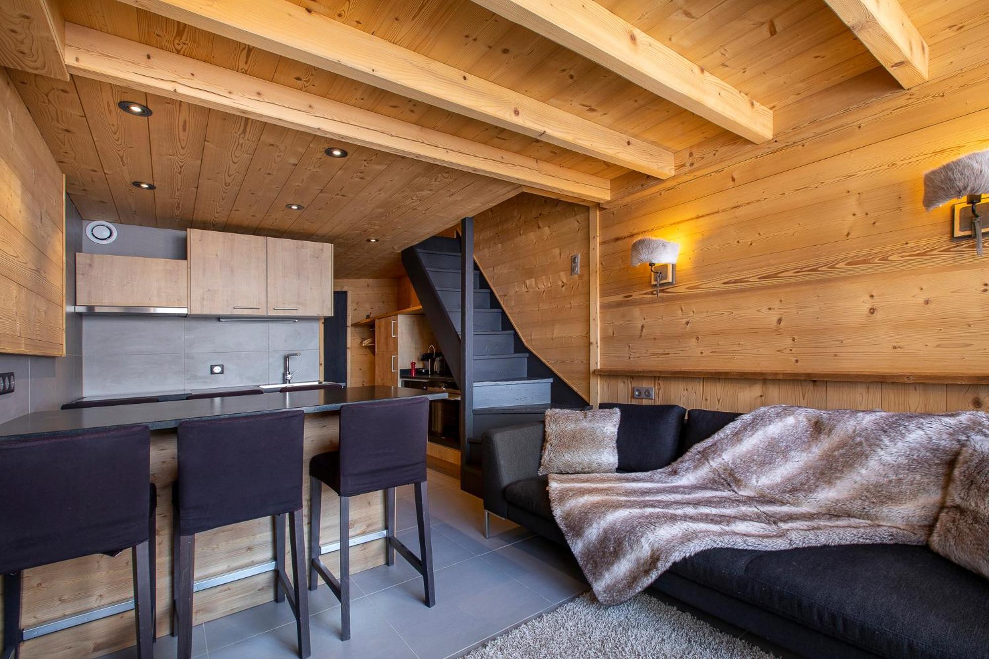 Ferienwohnung Val Thorens - Cosy Duplex Avec Vue Silveralp 341 Exterior foto